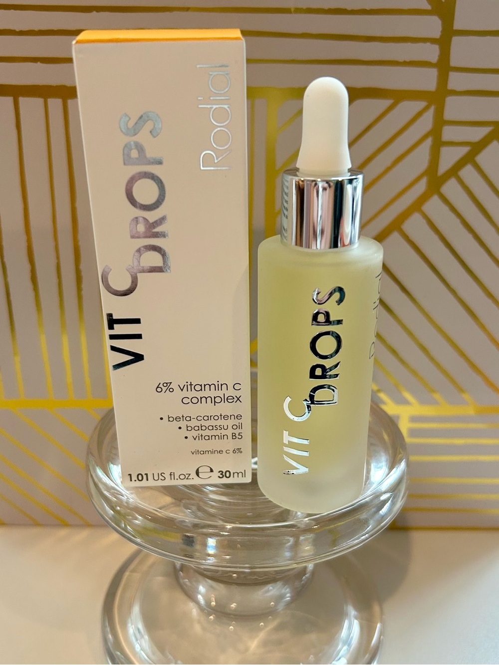 🍊✨ Rodial Vitamin C Drops 6% Complex NIB Full Size EXP 2029 ✨🍊